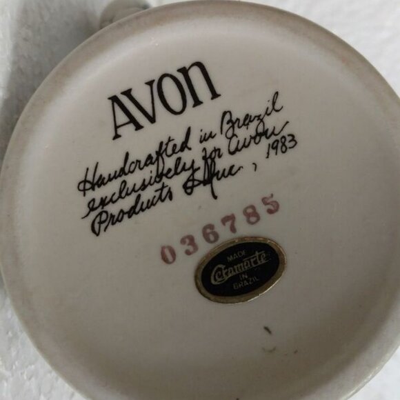 Vintage AVON Beer Stein Mug Cup Fishing Rainbow Trout English Setter 80s 1983 - Picture 7 of 10